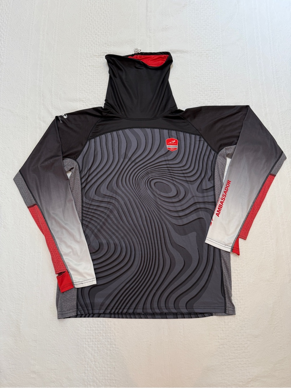Headsweats Ambassador 2021 Performance Sun Shirt Men’s Large Running Trail Gray